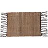Creative Co-Op Tovaglietta all'americana in iuta e cotone, 48,3 x 33 x 0,0 cm (lunghezza x larghezza x altezza), naturale