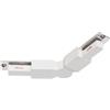 Eglo Accessorio per sistema Easy Track, connettore angolare 75-180° regolabile per binario, accessorio luce a soffitto, plastica bianca