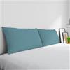 Italian Bed Linen Coppia Federe Max Color 100% cotone, Made in Italy, 50x80 cm con patella interna, Tinta Unita - OTTANIO
