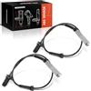 Frankberg 2x Sensori velocità ruota ABS davanti sinistro destro 34521182159 | Compatibile con BMW Serie 5 Berlina 520 523 525 528 535 540, Serie 5 520 523 525 528 540; con cavo, 2-Poli, Sensore Hall