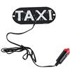 GAESHOW 12V Segnale di Taxi a Led, Parabrezza per Auto Cabina Indicatore Lampada, Scritta Taxi, Luce a LED Sign con Disco di Aspirazione, Blu
