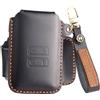 ATFIGII Custodia per portachiavi compatibile con Renault per Dacia Sandero Stepway Duster Clio Jogger Scenic Zoe per Kadjar per Captur Portachiavi Custodia per chiavi in pelle Custodia protettiva per