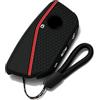 ATFIGII COVER CHIAVE COMPATIBILE CON BMW X1 Msport X2 X5 G05 M60i X5M X6 X7 740i X3 M50 540i 2024 2025 2026 CUSTODIA COVER CASE SILICONE COVER CASE B NERO ROSSO