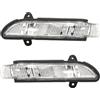 Anlseiod 1 coppia di indicatori di direzione per CLS C219 Classe E W211 Classe S W221 C216 Specchietti retrovisori esterni Specchietti lampeggianti trasparenti LP-5278 A2198200521