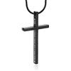 HZMAN Philippians 4:13 Collana con croce per uomo e donna, con dedica della Bibbia, in acciaio inox, con ciondolo a forma di croce, idea regalo, Grande, Acciaio inossidabile, Non pietra preziosa