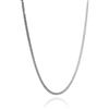FashionJunkie4Life Sterling extra lunga argento 2 mm CURB catena Link Necklace - 26, 28, 30, 32, 36, 38 (32)