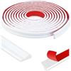yqdnboi 6.1m*23mm TPE Striscia di Bordatura,Rifiniture da Parete,Strisce di Calaftaggio,Modanatura da parete,Modanature decorative flessibili,Adatto per pareti,mobili,pavimenti,soffitti,battiscopa,piastrelle