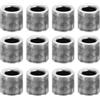 PATIKIL Spacer Acciaio M7, 12pz Spacer Metallo Acciaio 7mm Id x 12mm Od x 10mm L Spacer Acciaio Carbonio Vite Standoff Rotondo per Bulloni da 2/7in o M7