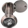 PATIKIL Spioncino per Porta da 9/16, Spioncino Porta a 180 Gradi Adatto per Spioncino da 1-3/8 a 2-3/8 con Copertura per Privacy Rotante per Casa, Ufficio, Hotel, Bronzo Rosso