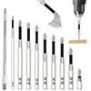NCOALE Set di Cacciaviti Precisione 10 Pezzi, Acciaio Legato, Alta Magnetizzazione, Antiscivolo, per Avvitatore Elettrico/Drill, Bit 25-150 mm, con Prolunga Magnetica