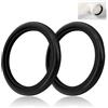 PosyLane Guarnizioni per tubi di scarico per cassette di scarico G-eberit, 2 pezzi Guarnizioni per tubi di scarico, compatibili con pezzo di ricambio 362.771.001, diametro esterno 54 mm, diametro interno 42 mm