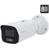 SAFIRE SMART TELECAMERA IP BULLET 50MT IR E LED BIANCO 8MP AI CON POE CMOS 2,8MM SSE1-VISSF-IPB380A-8E1-DL