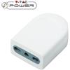 V-TAC PRESA VOLANTE 2POLI+T BIPASSO 10A/16A BIANCA -LED8728