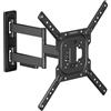 Philips Supporto universale da parete per TV multi-posizione, adatto per TV LCD/LED da 23 a 65 pollici, girevole e inclinabile, compatibile con VESA 75 x 75-400 x 400 mm, max 35 kg, facile