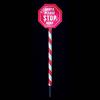 Premier Cartello luminoso Santa Please Stop Here