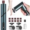 VAYALT Pedicure Elettrico Professionale Piedi, 2 in 1 Levigatore a 9 Velocità con Display LCD, Raspa Piedi per Pelle Dura, Screpolata e Morta, Set per Cura dei Piedi (Pieghevole)