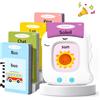 VISATOR Talking Flash Cards Schede Flash Cards Parlanti 224 Parole Unicorno Flash Cards Bambini 3+ Anni Giocattoli Educativi per Bambini Autismo e Logopedia Giochi Montessori(Francese Bianco)