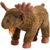 BEJOY Peluche di alce simulato per bambini, giocattolo morbido per gli amanti degli animali, peluche come accessorio per la casa, compleanno