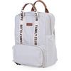 CHILDHOME Zaino Fasciatoio FAMILY CLUB Bianco Cm 30x40x16