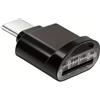 Protech Lettore/Scrittore USB-C 2-in-1 per Memory Card e OTG nero