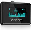 ZIOCOM Ricevitore Adattatore Bluetooth 30 Pin per iPod Bose SoundDock e Altri Altoparlanti Dock a 30 Pin, Schermo LCD Unico, Batteria Integrata, Supporta Simultaneamente 2 Dispositivi (Non per Auto)