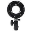 Dpofirs Adattatore per Montaggio Flash della Fotocamera, per Bowens Mini a Standard per Bowens, Staffe Flash della Fotocamera