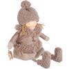 Bizzotto Soprammobile Bambola Joelle Legs Bizzotto Tortora 25x16x46h