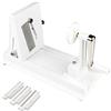 Benriner Affettatrice orizzontale professionale giapponese con tre lame intercambiabili, bianco BN-7W, plastica ABS