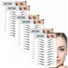 Wxinsheng Sopracciglia,6Pcs Adesivi per Sopracciglia Simili a Capelli,Sopracciglia Staccabile Modellare le Sopracciglia,Adesivi per Sopracciglia 4D Impermeabili,Applicazione Rapida,Traspirante