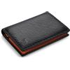 TEEHON Classico Portafoglio Uomo in Vera Pelle Portamonete con Blocco RFID/NFC 13 Porta Carta Credito, 2 Scomparto per banconote, Tasca per Monete con Scatola Regalo- Nero