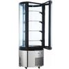 FORCAR-FREDDO ARC400RC Vetrina refrigerata ventilata rotonda con illuminazione led - capacità 400 lt