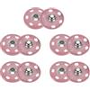 QUARKZMAN Set di 5 bottoni automatici da cucire, 25 mm, in metallo, per chiusura borse, vestiti, cucito, artigianato, rosa.