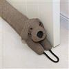 Marwood Paraspifferi decorativo sotto porta, 122 cm, per porte e finestre, paraspifferi ponderato a forma di animale, blocca il rumore per la parte inferiore della porta con passanti per appenderlo,