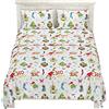 Franco Grinch by Dr. Seuss Holiday & Christmas Bedding Super Soft 100% Cotton Flannel Sheet Set, 4 pcs, Full, (Official Dr. Seuss Product)