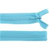 cyclingcolors 2x Cerniera invisibile N°3 60 cm - chiusura lampo in poliestere Dederon con cursore, estremità aperta, maglia scorrevole per cucito sartoria abbigliamento - blu baby scuro