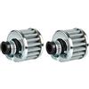 Mintice 2 Pezzi 12mm Filtro Aria di Moto Argento Motociclo Filtro Aspirazione Aria Sostituzione Universale Fredda Presa D'aria Filtro Turbo Pulita Sfogare Veicolo