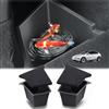 GAFAT per Tesla Model Y Juniper & Standard 2025 2026 2027 Organizer Bagagliaio, Contenitore Impermeabile TPE per Lato Bagagliaio, con Coperchio Floccato, Accessori Tesla Y Premium Performence[2 Pezzi]