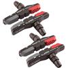 Clarks Cycle Systems MTB Elite Triple Compound - Pastiglie freno intercambiabili, con inserto e perni di fissaggio per tutte le stagioni, 70 mm, due paia