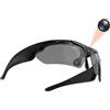 Tosuny 1080p Occhiali da Telecamera FHD, Occhiali da Sole Video Intelligenti con Lenti Polarizzate, Registrazione Audio e Video, Occhiali da Azione Sportiva Indossabili per Guida, (BLACK)