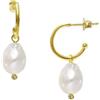 MAYUMI Orecchini in argento 925 con zirconi e perle