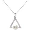 MAYUMI Collana in argento con zirconi e perle