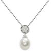 MAYUMI Collana in argento con zirconi e perle