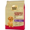 Select Gold Sensitive Medium Junior con Agnello Salmone Patate 4KG