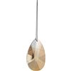 Bizzotto Addobbo Goccia Cristallo Trasparente Ambra Eldrid 3,8x2,5x6,5