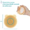Chicco set primi bagnetti contiene: bagno corpo e capelli 200ml + crema corpo 150ml + spazzola corpo