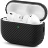 AOOSU Custodia Compatibile con AirPods 3 Pro, Custodia Protettiva per AirPods, Protettiva Touch in Pelle, Antiurto e Durevole (Nero)