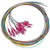 PIGTAIL LINK LKLC12PT4 Set 12 Cavi Fibra Ottica Colorati Connettori Lc Om4 Simplex 2 Mt
