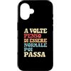 TS - SHOP - Regalo simpatico e divertent Custodia per iPhone 16 Regalo divertente, Frasi Sarcastiche. Essere Normale
