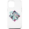 Disney Custodia per iPhone 12 Pro Max Disney Lilo e Stitch Ice Cream Retro 90s Beach