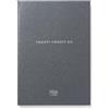 Letts of London Agenda settimanale 2026 in titanio, formato A5, colore antracite, 26-082582